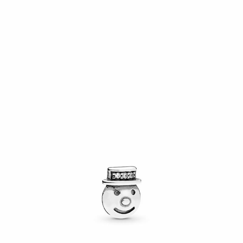 Pandora Happy Snowman Petite Locket Charm Silver Egypt HC3981526